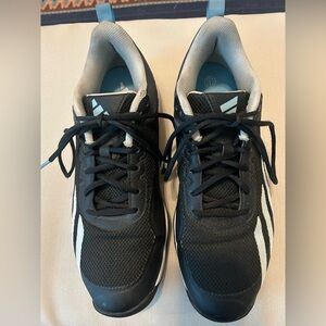 Adidas Men's Black and Gray Sneakers